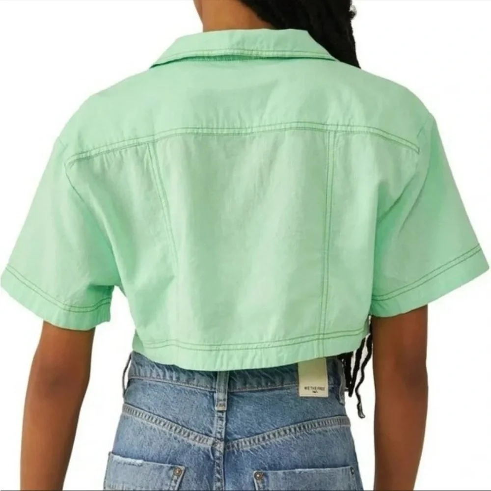 Free People Honeydew Crop Top
